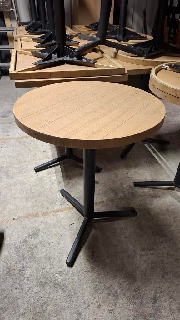 18 terrastafels SATELLIET rond 60 en 60x50 cm horeca partij, Ophalen of Verzenden, Rechthoekig, Minder dan 55 cm, 60 cm of meer