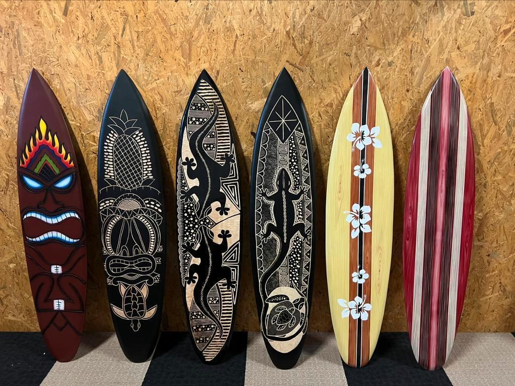 Emerald Sea 1 surfplank - 150 cm - houten decoratie, -, -, Nieuw, Ophalen of Verzenden