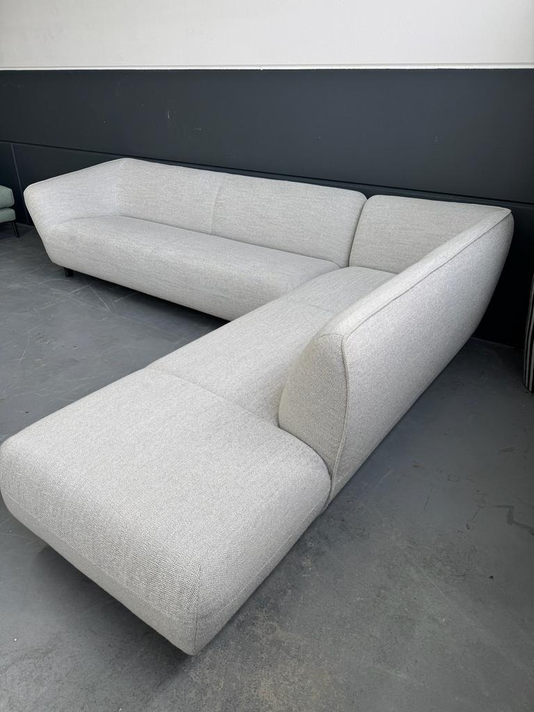 Nieuwstaat Pode Turia hoekbank | Fresco 722 Pearl, Ophalen, Hoekbank, 300 cm of meer, Zo goed als nieuw