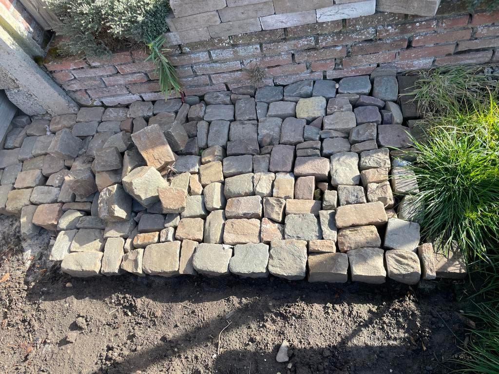 Kasseien voor paadje of DIY project, Ophalen, Gebruikt, Klinkers, Natuursteen