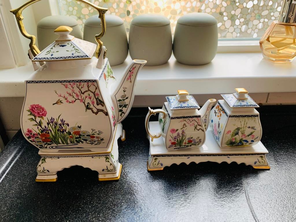 Koffie/theeset van Franklin Mint 1986, Ophalen of Verzenden