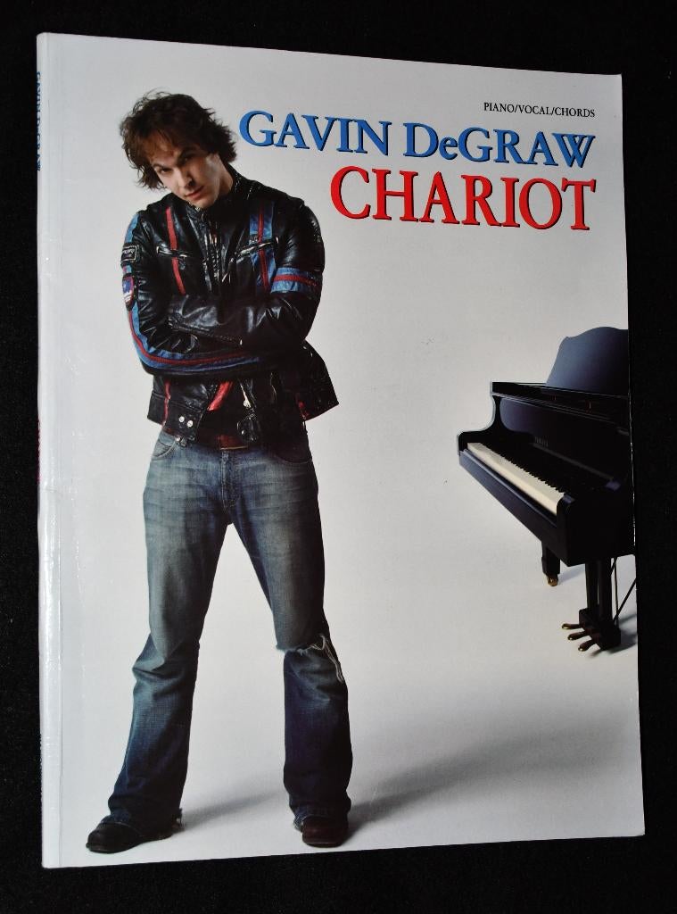 Gavin DeGraw - Chariot - Songbook - Piano, Vocal, Chords, Gebruikt, Gitaar, Ophalen of Verzenden, Artiest of Componist