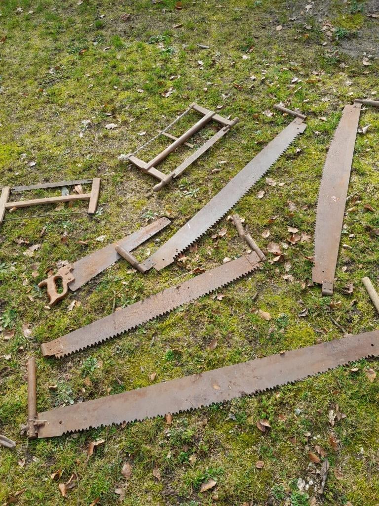 Oude antieke handzagen, Antiek en Kunst, Antiek | Gereedschap en Instrumenten, Ophalen