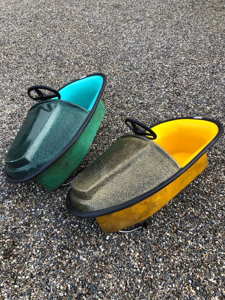 Kermis bootje carrousel kinderbootje met motor en propeller, Ophalen