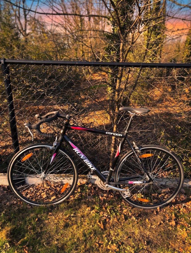 Condor Runbike Racefiets - Zwart/Roze, 28 inch, Gebruikt, 10 tot 15 versnellingen, Aluminium