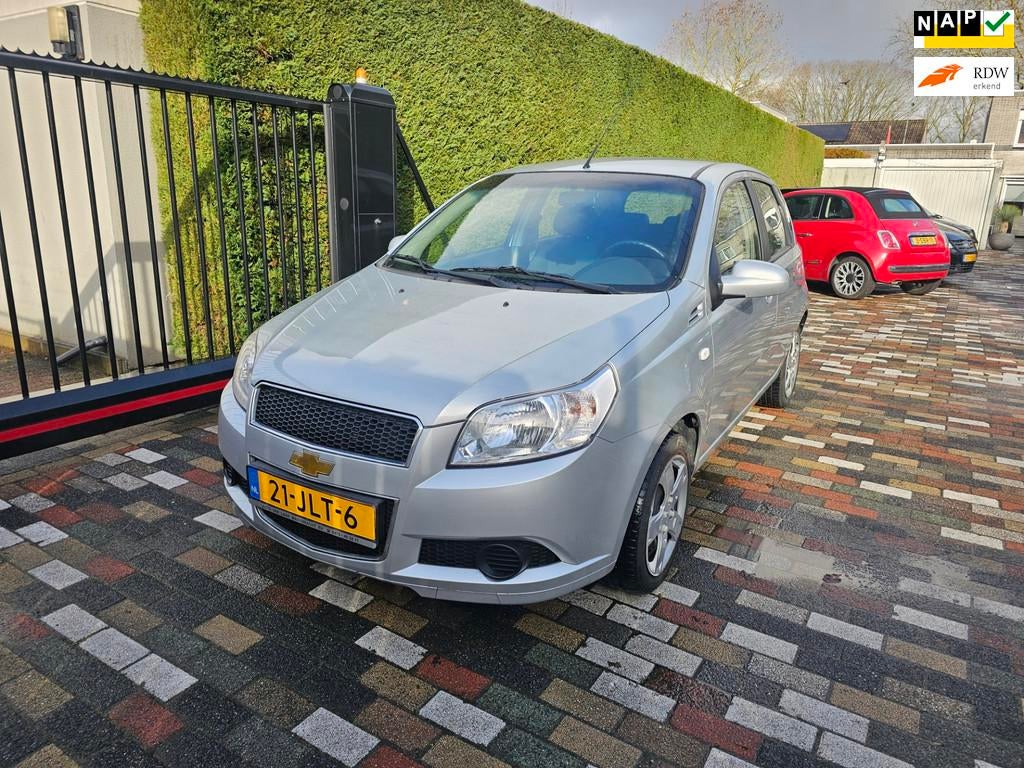 Chevrolet Aveo 1.4 16V LS 2009 Airco LAGE KM 1e Eig, 5 Drs, Voorwielaandrijving, 101 pk, Aveo, 400 kg