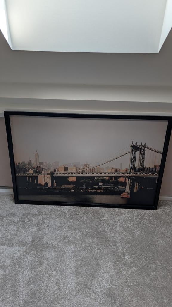 Ikea schilderij, Ophalen, Zo goed als nieuw, Vrijstaande haard, Gashaard