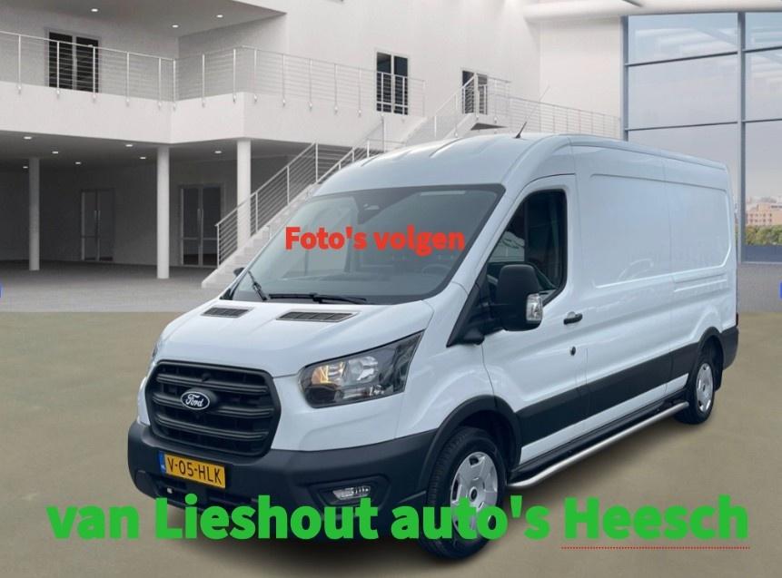 Ford Transit Trekhaak groot scherm navigatie 9807 km bj 24, Auto's, Stof, Gebruikt, 4 cilinders, Wit