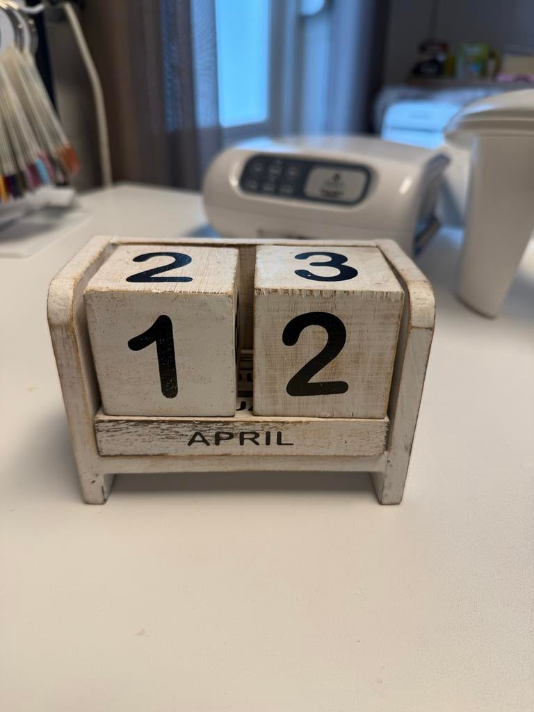 Houten kalender, Ophalen of Verzenden, Maandkalender