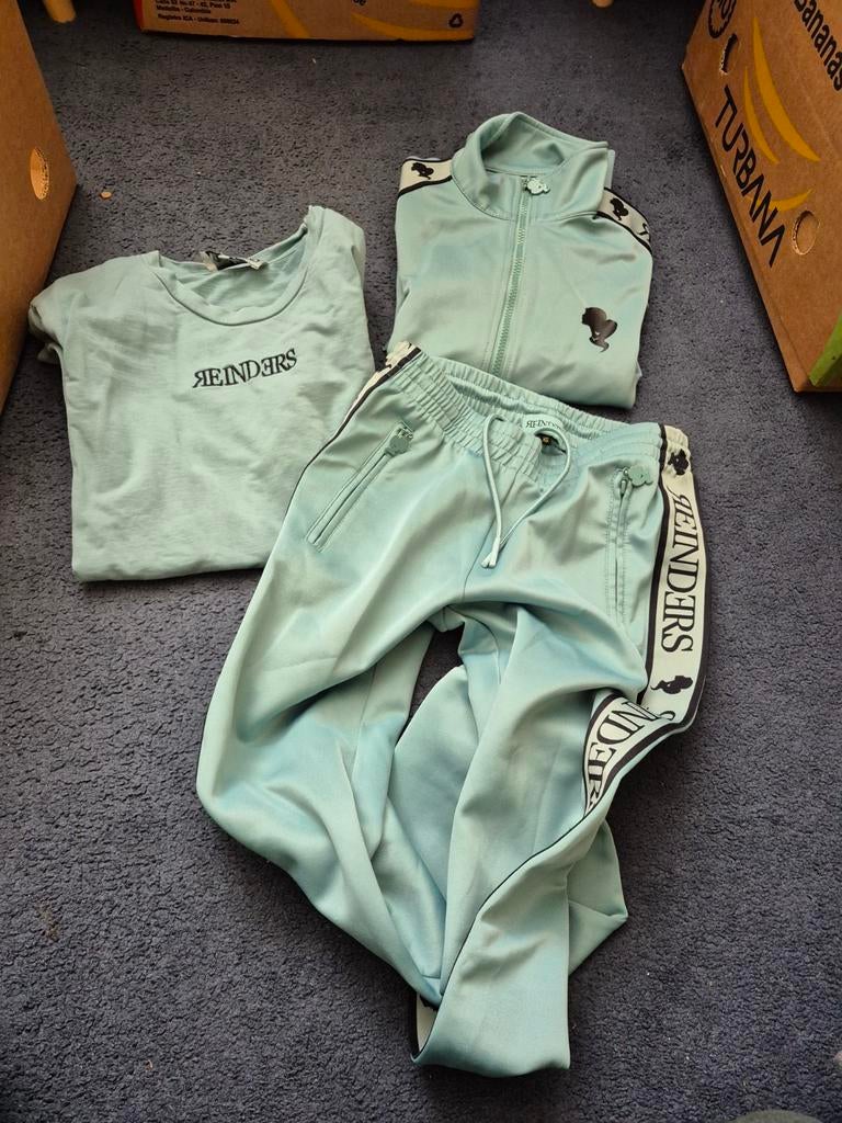 Reinders trainingspak 3- delig maat XS, Ophalen of Verzenden, Zo goed als nieuw, Maat 34 (XS) of kleiner, Groen