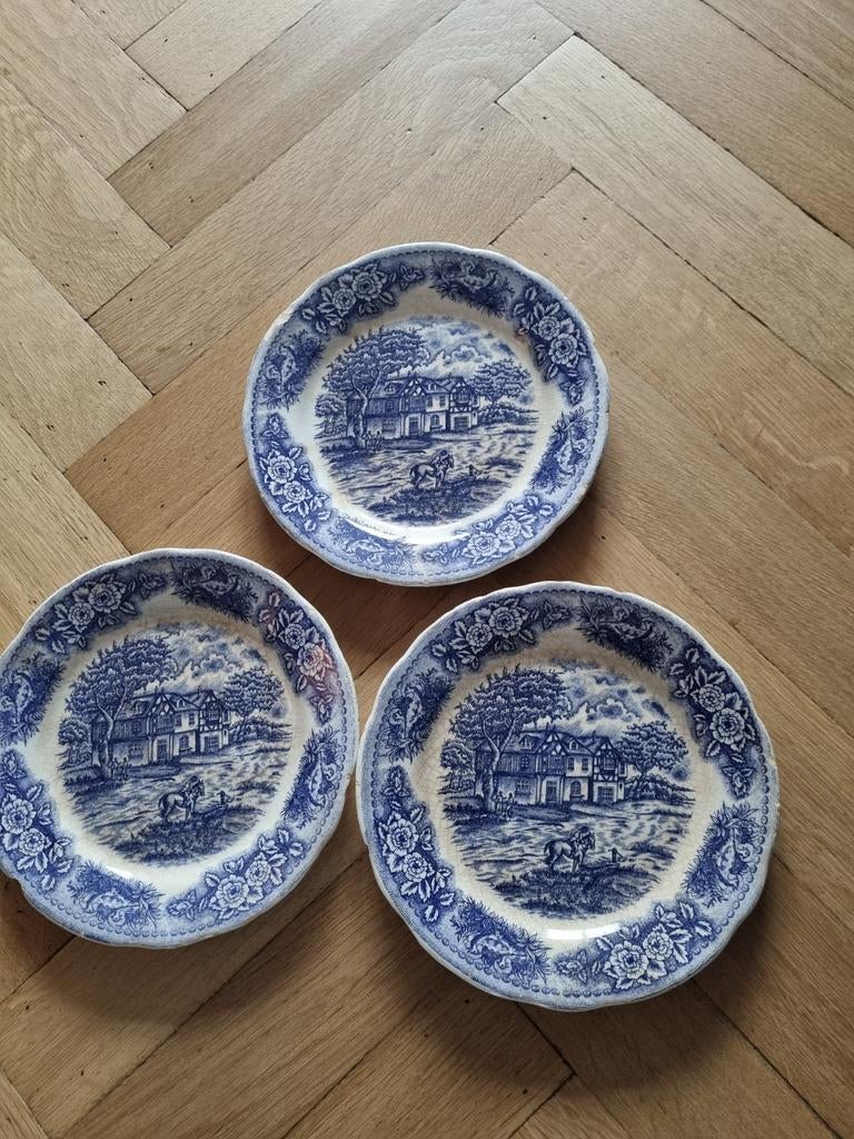 3 Killby & Gayford nr 10 81 borden 20,5cm, Ophalen of Verzenden