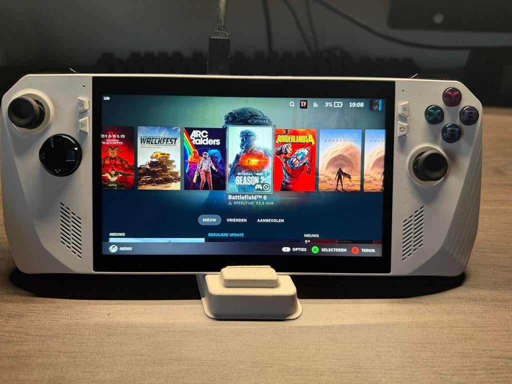 ASUS ROG Ally Z1 Extreme + Doos + Case, Ophalen of Verzenden, Zo goed als nieuw