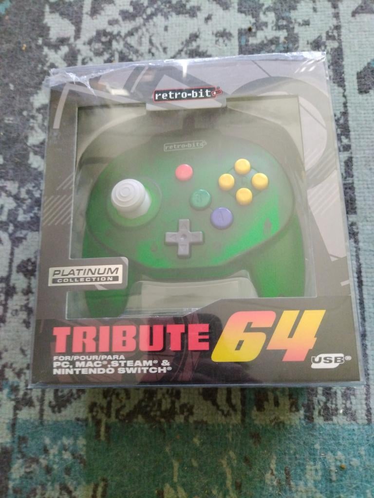 Retro-Bit Tribute 64 Controller, Spelcomputers en Games, Ophalen of Verzenden, Switch, Overige controllers