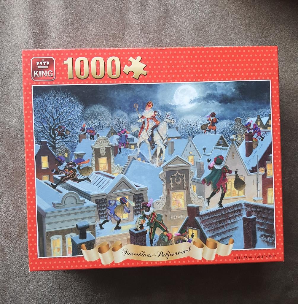 Zeldzame King Sinterklaas puzzel, Ophalen of Verzenden, Zo goed als nieuw