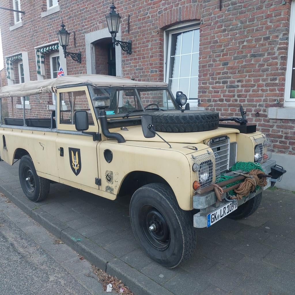 Landrover series 3 109 canvas, Auto's, 1800 kg, Zwart, 4 cilinders, Handgeschakeld
