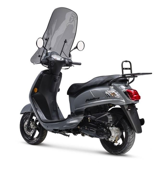 Nieuwe Sym Fiddle 2 met 3 jaar garantie en kenteken all-in, Maximaal 45 km/u, Nieuw, Ophalen of Verzenden, Benzine