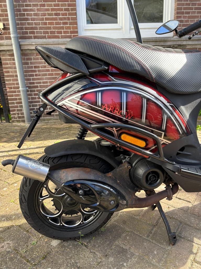Piaggio Zip 70cc 2-takt, Fietsen en Brommers, Scooters | Piaggio, Ophalen, Tweetakt, Gebruikt, Maximaal 45 km/u