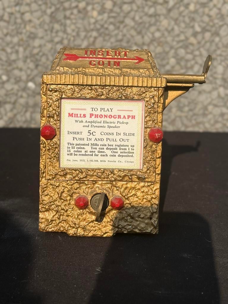 WALLBOX: gold nugget prewar non selective wallbox, Usa, Zo goed als nieuw, Ojc, Onbekend