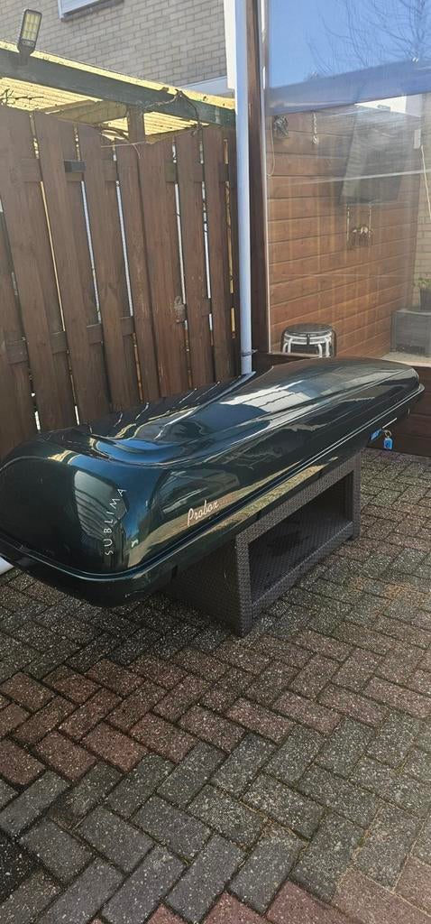 Probox Sublima Dakkoffer Hoogglans Groen Metallic 450L, Auto diversen, Ophalen of Verzenden, Zo goed als nieuw