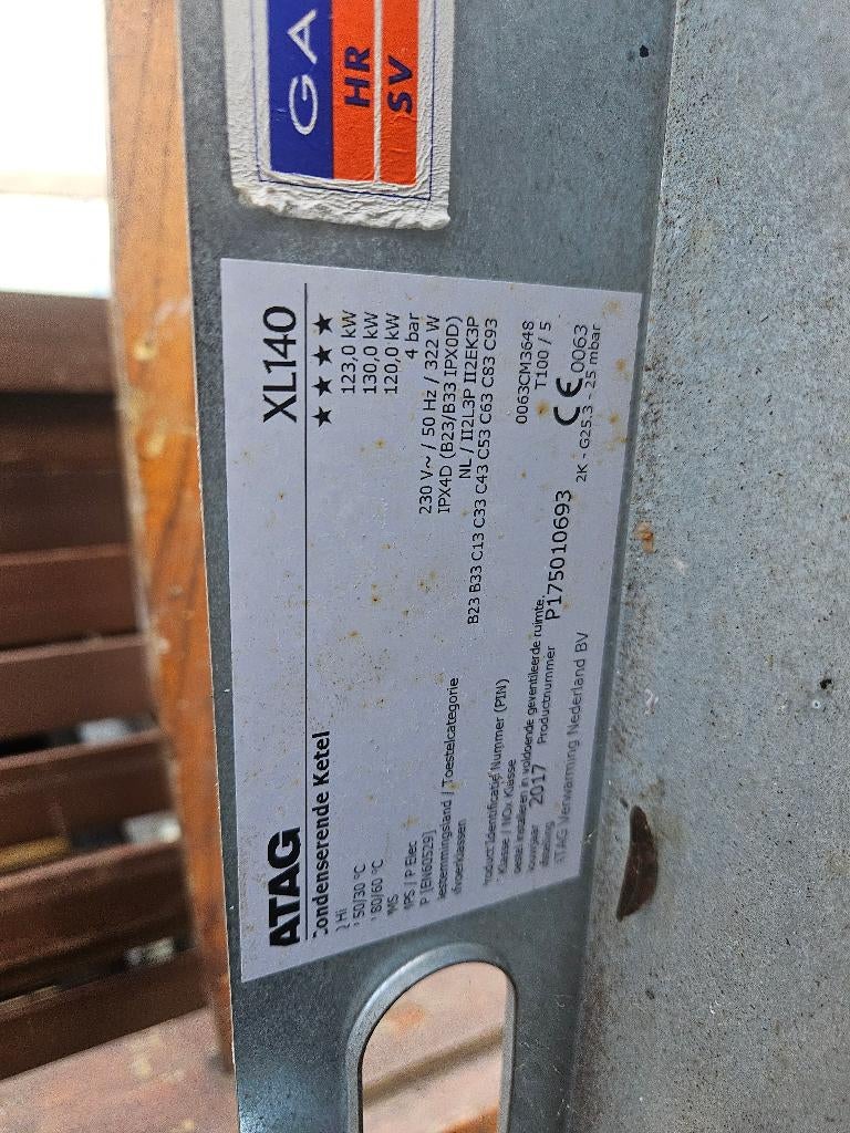 ATAG CV-ketel cv ketel XL140 & XL70 verwarmingsketel ( 213 ), Doe-het-zelf en Verbouw, Verwarming en Radiatoren, Ophalen, 30 tot 80 cm