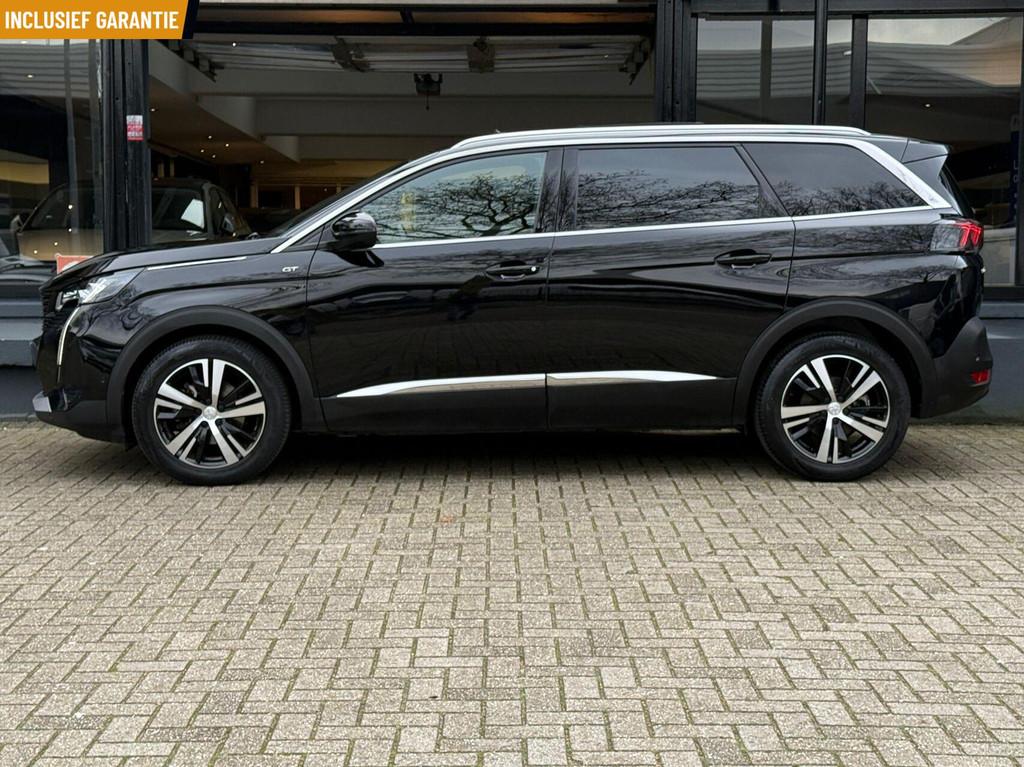 Peugeot 5008 1.2 PureTech GT Pack Business Aut*Pano*Navi*Acc, 15 km/l, Gebruikt, 1199 cc, Zwart