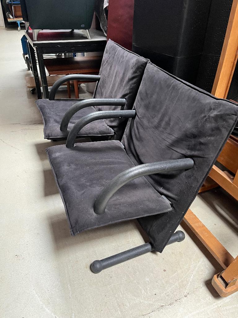 2x Arflex Burkhardt Vogtherr T-Line fauteuils Alcantara, Huis en Inrichting, Fauteuils, Ophalen, Gebruikt, 75 tot 100 cm, Italiaans Luxe Modern Hip Tijdloos Minimalistisch