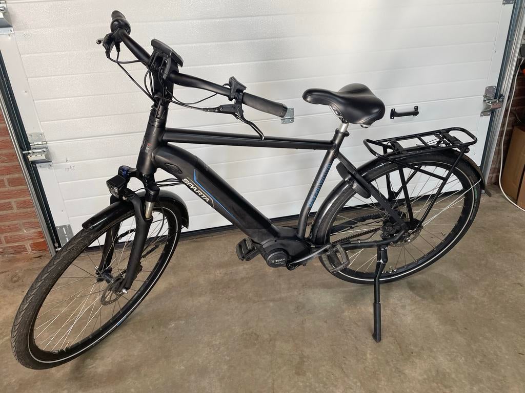 Elektrische Sparta M8TB met Bosch Active Line Plus middenmot, Fietsen en Brommers, Ophalen, Sparta, Gebruikt, 50 km per accu of meer