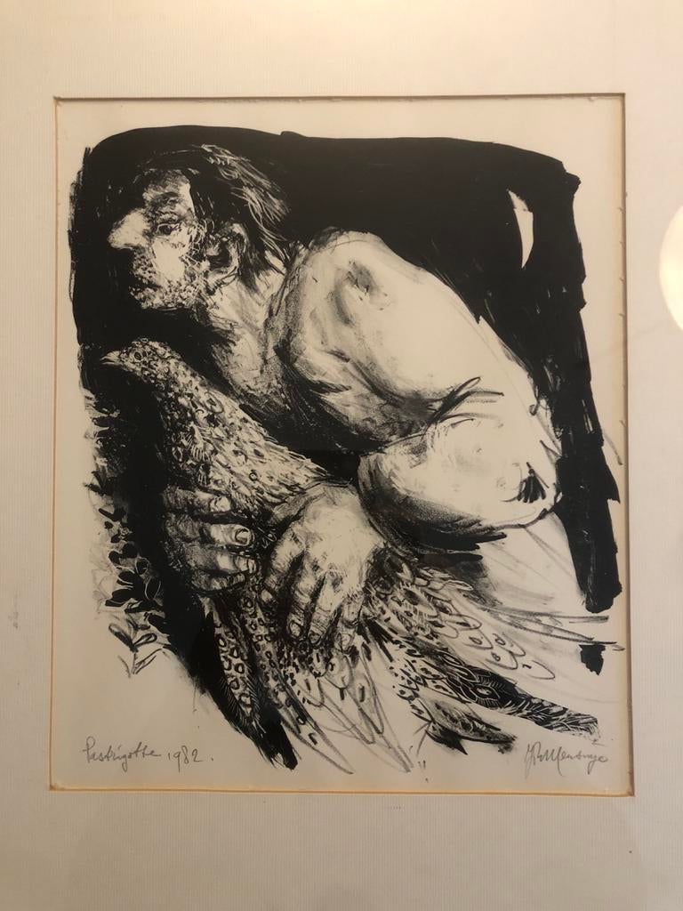 Jan Mensinga - Pastrigotte (1982) - Litho, Ophalen