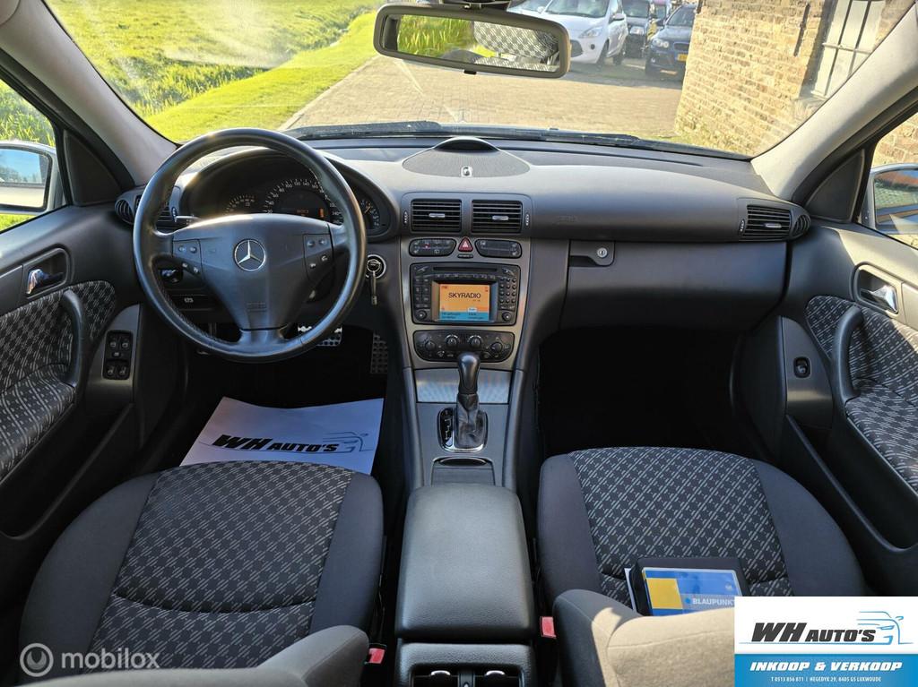 Mercedes C-klasse Combi 200 K. Avantgarde Bijna Nieuwstaat!, Automaat, Achterwielaandrijving, Gebruikt, 4 cilinders