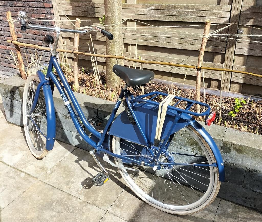 Damesfiets Swinckels Orion, donkerblauw, 28 inch., 53 tot 56 cm, Ophalen, Zo goed als nieuw, Overige merken