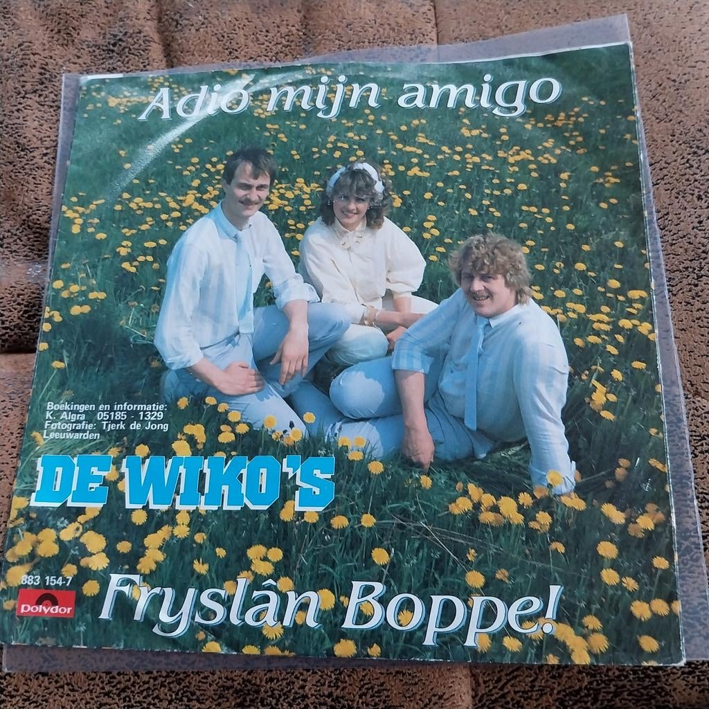 De Wiko's - Adio mijn amigo / Fryslân Boppe! vinyl single, Ophalen of Verzenden