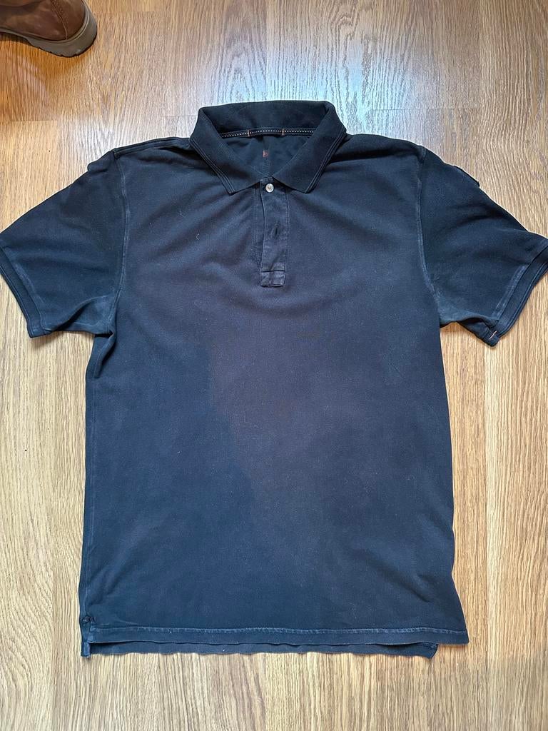 Zwart Parajumpers poloshirt - Maat XL, Kleding | Heren, Ophalen of Verzenden, Gedragen, Overige maten, Zwart