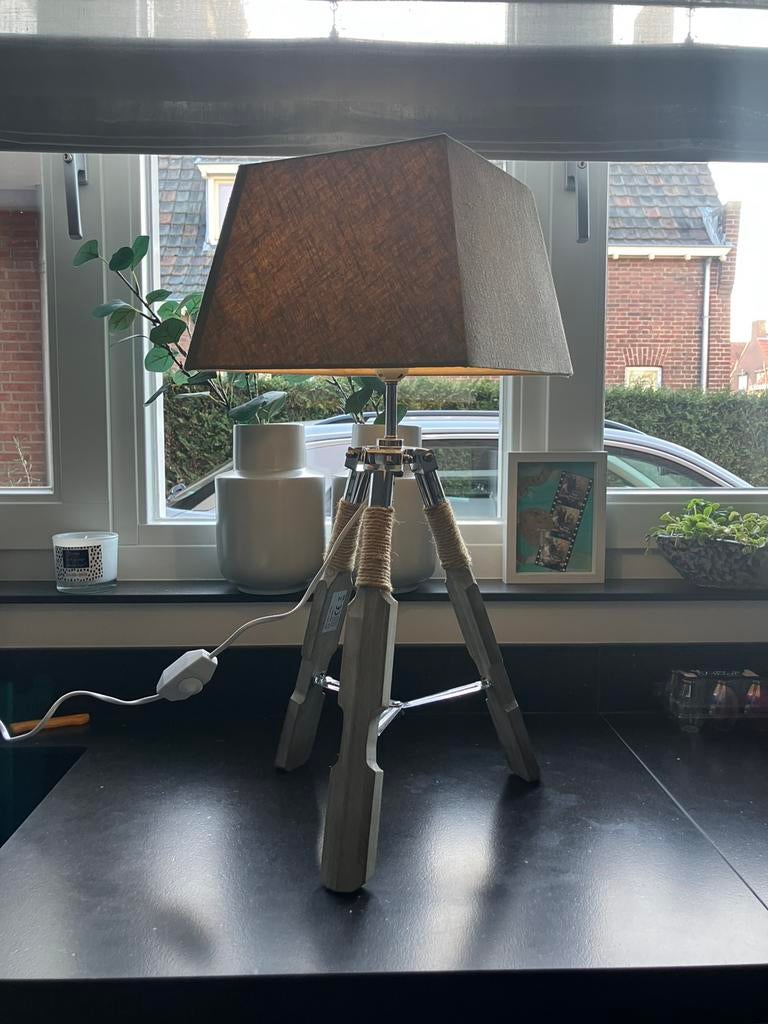 Schemerlamp, Ophalen of Verzenden, Stof, Minder dan 50 cm, Landelijk