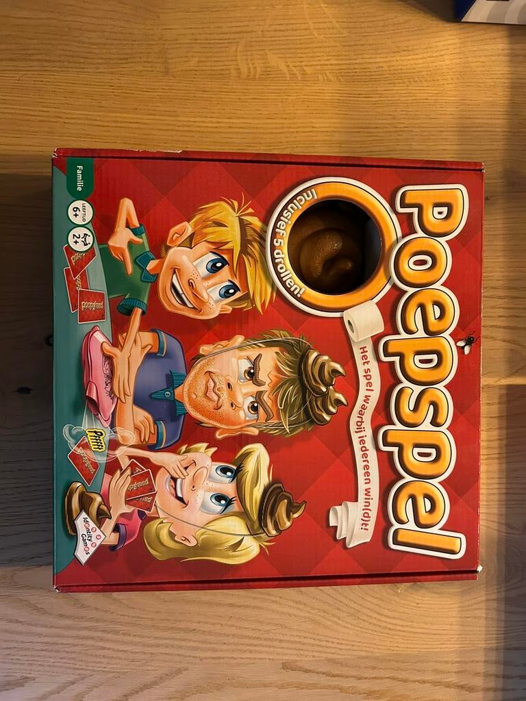 Gratis Gezelschapspel Poepspel, Ophalen, Zo goed als nieuw