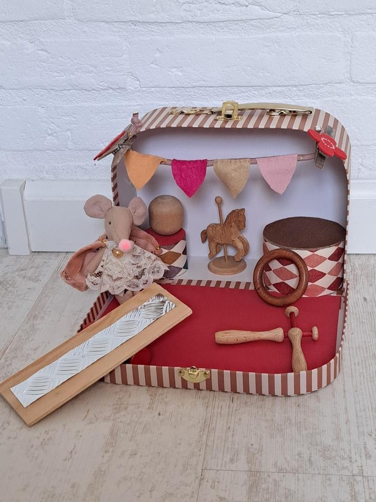 Circus meeneem koffer voor maileg muizen, Ophalen of Verzenden