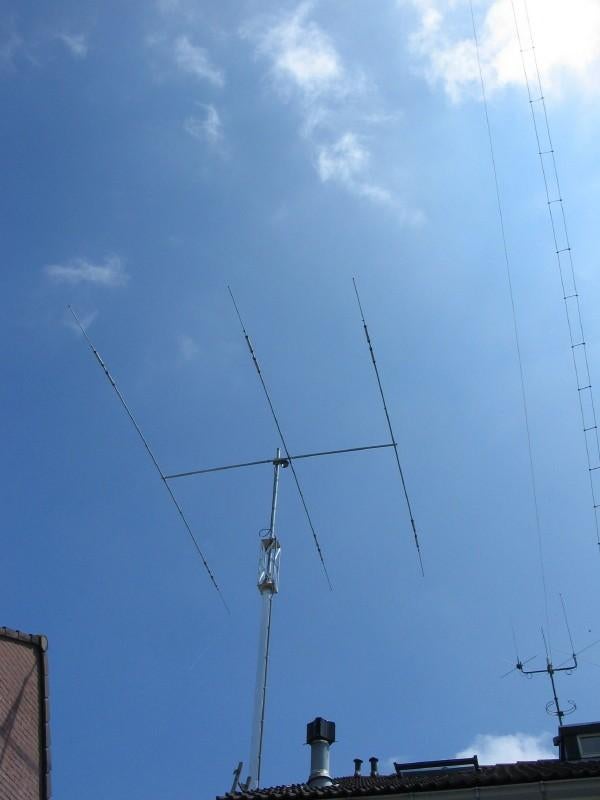 GEVEL KANTELMAST MET CUSHCRAFT BEAM, Ophalen, Gebruikt, Antenne