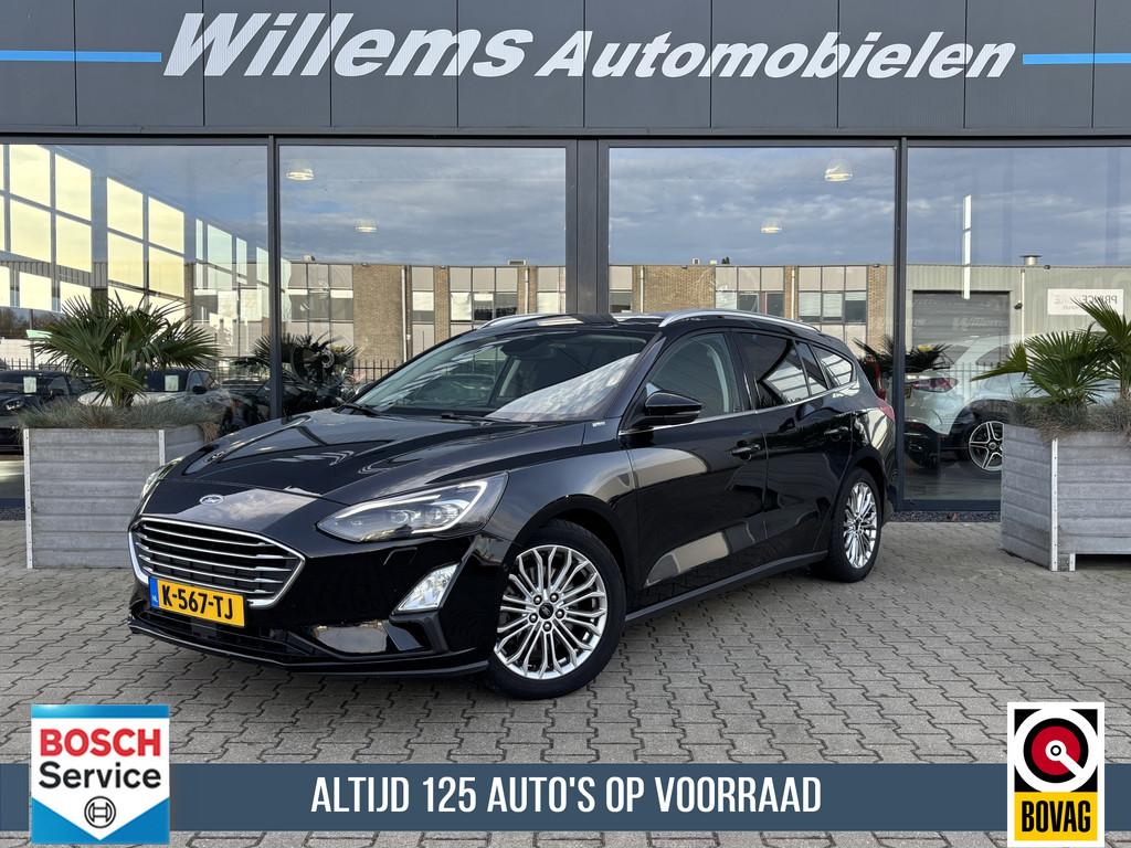 Ford FOCUS Wagon 1.0 EcoBoost Titanium Business Stoelverwarm, Gebruikt, Euro 6, Zwart, 1379 kg