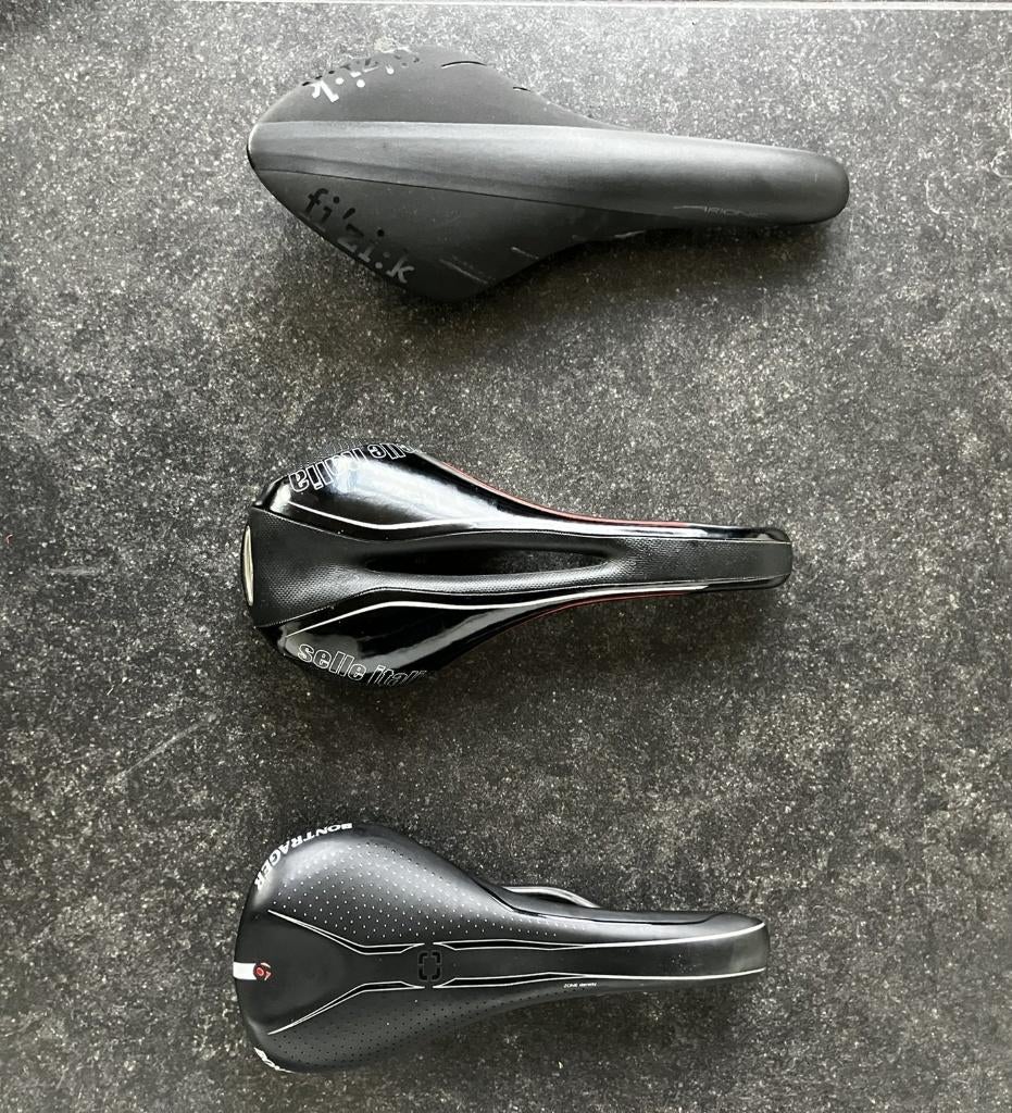Zadels, Ophalen, Fizik, Bontrager Selle Italie, Zo goed als nieuw, Zadel