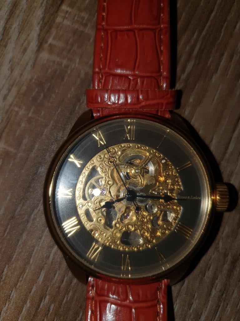 Rover & Lakes skelet herenhorloge, Ophalen, Staal, Overige merken