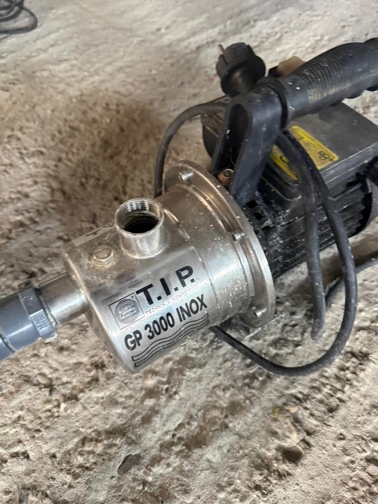 Tip inox spoelpomp voor trommelfilter, Ophalen of Verzenden, Vijverpomp