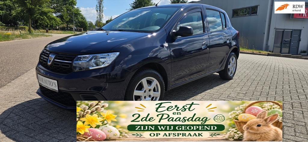 Dacia Sandero 2jaar A.P.K,LED dagrijverlichting, electrische, Voorwielaandrijving, Blauw, Bedrijf, Handgeschakeld