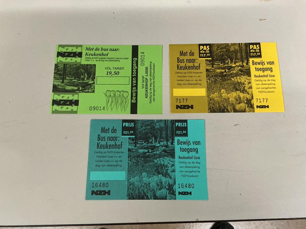 NZH Keukenhof intree kaarten, Verzamelen, Ophalen of Verzenden, Zo goed als nieuw, Trein, Overige typen