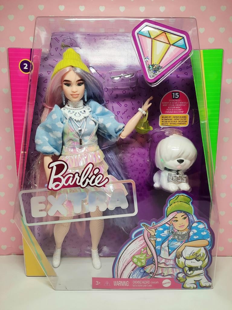 Barbie Extra Pop nr 2 met puppy NRFB, Ophalen of Verzenden, Nieuw, Pop