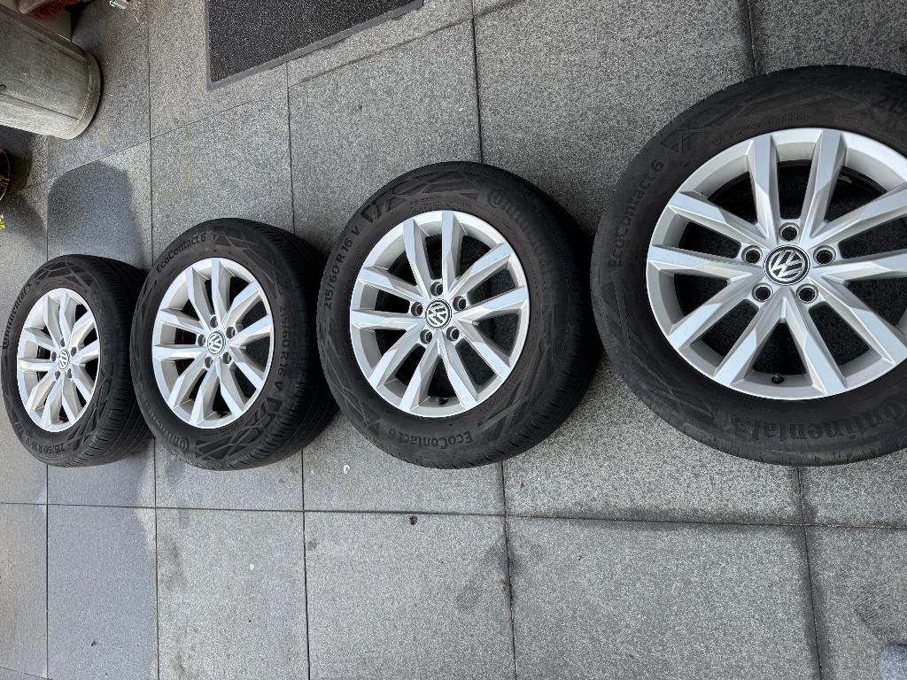 4x Originele VW Sepang R16 | 5x112 ET41 | Passat B8, Ophalen