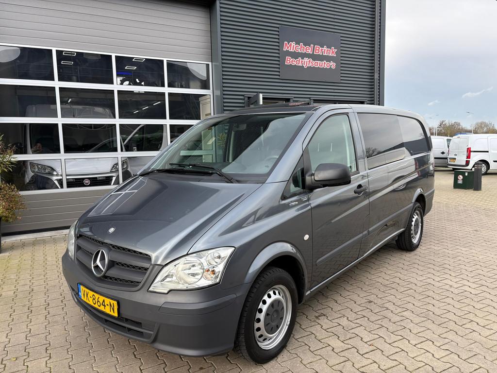 Mercedes-Benz Vito 110 CDI 320 Lang Dubbele Cabine, Euro 5, Gebruikt, Zwart, 1858 kg