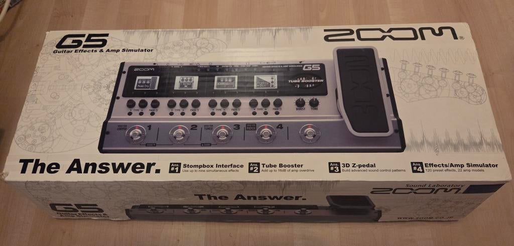 EFFECTPEDAAL ZOOM G5, Muziek en Instrumenten, Ophalen of Verzenden, Zo goed als nieuw, Overige aantallen, Overige merken