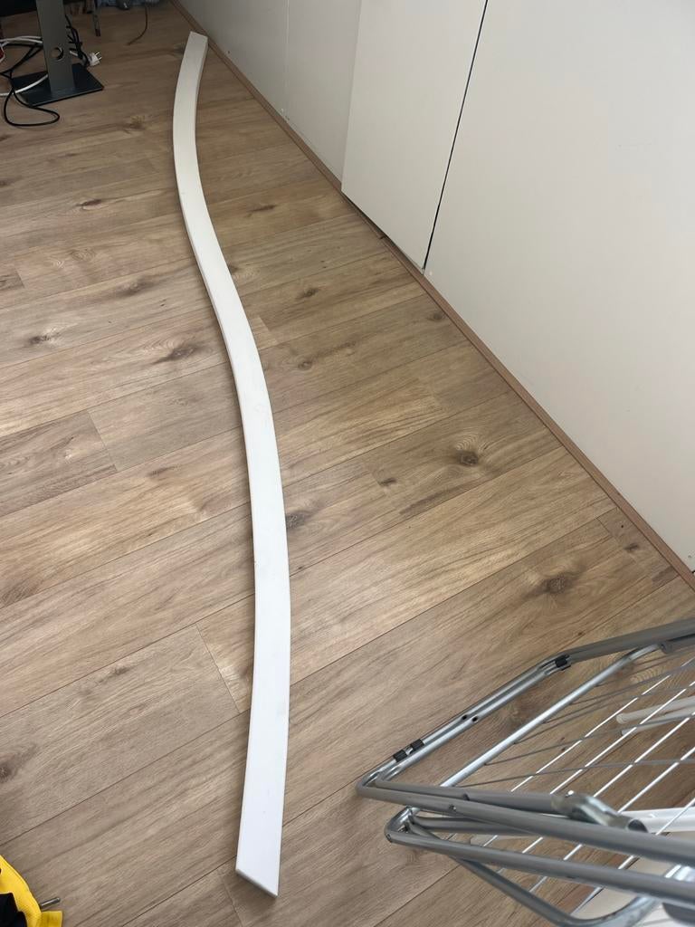 Golvende trapleuning wit 265cm, Doe-het-zelf en Verbouw, Ladders en Trappen, Ophalen, Nieuw, Trap, 2 tot 4 meter