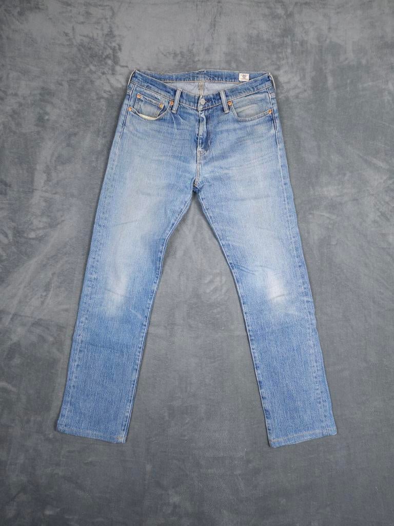 Levis 504 Broek W32 L32 Regular Straight Fit Blauw Jeans, Blauw, ., W32 (confectie 46) of kleiner, Ophalen of Verzenden