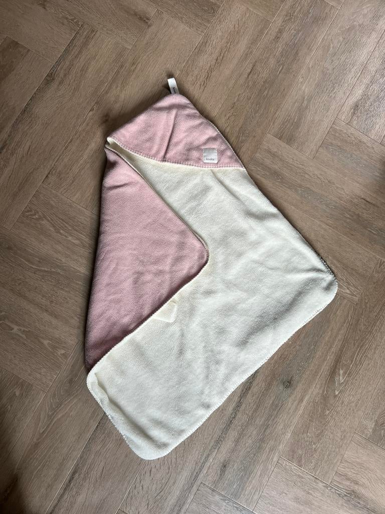 Koeka roze wikkeldoek met teddy binnenkant, Kinderen en Baby's, Dekens, Slaapzakjes en Inbakerproducten, Zo goed als nieuw, Overige typen