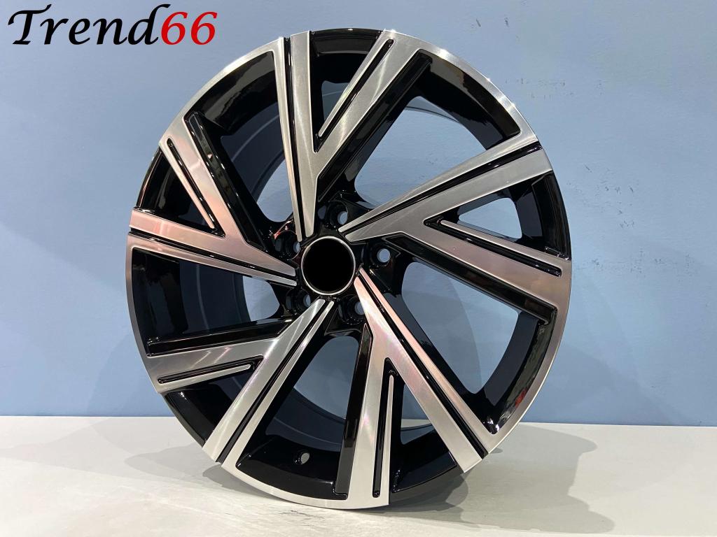 5x112 18inch Bergamo Velgen Audi Vw Caddy Golf Seat Skoda, Niet ingevuld, 18 inch, Velg(en), Niet ingevuld